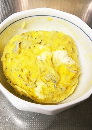レンジで簡単！スクランブルエッグ-レシピのメイン写真