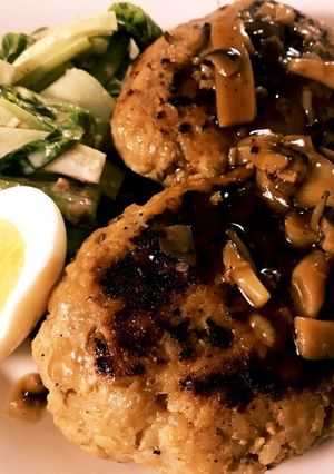 残りご飯で低糖質☆和風豆腐ハンバーグ-レシピのメイン写真