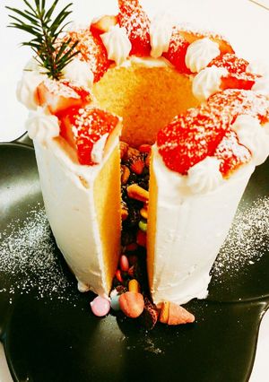 クリスマスケーキ★無印バームクーヘン-レシピのメイン写真