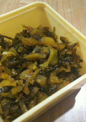 甘辛高菜炒め-レシピのメイン写真