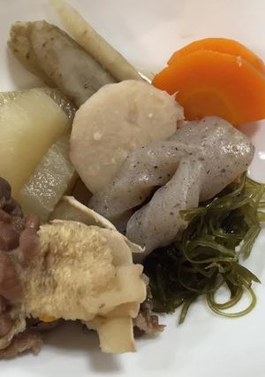 大晦日のクジラのお煮物-レシピのメイン写真