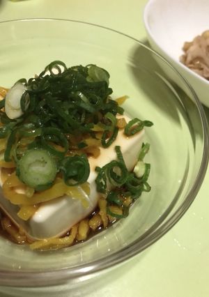 のせるだけ簡単＊たくあん冷奴-レシピのメイン写真