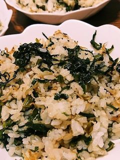 大根葉チャーハン(醤油炒めごはん)-レシピのメイン写真
