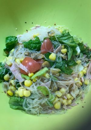 パクチー春雨サラダ-レシピのメイン写真