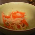 かぶの皮とにんじんのナムル