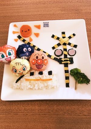 踏切好きな息子へ！2歳バースデープレート-レシピのメイン写真