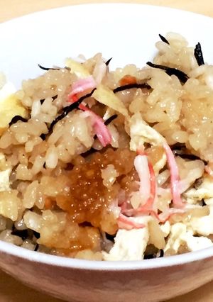 カニカマとひじきのおこわ-レシピのメイン写真