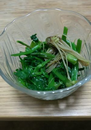 根っこが美味しいセリのお浸し-レシピのメイン写真
