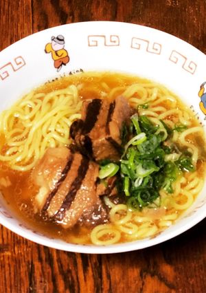 昨日の角煮からのだしだで作る簡単ラーメン-レシピのメイン写真