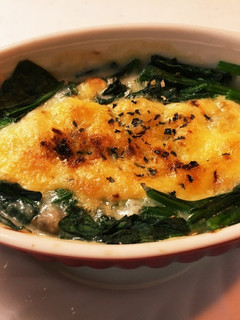 長芋とほうれん草の簡単グラタン-レシピのメイン写真