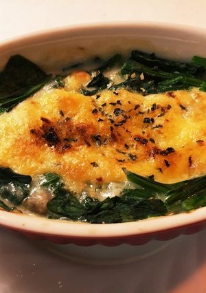 長芋とほうれん草の簡単グラタン-レシピのメイン写真