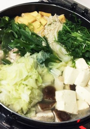 簡単！野菜たっぷり！我が家の水炊き-レシピのメイン写真