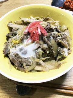 手間なし!牛ゴボウ玉丼-レシピのメイン写真