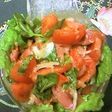 生ハムとトマトのマリネ