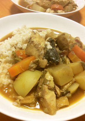 圧力鍋でいなだのお魚和風カレー-レシピのメイン写真