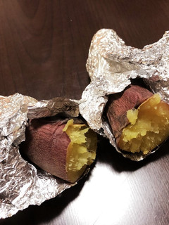 フライパンで作る!「焼き芋」-レシピのメイン写真