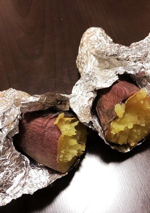 フライパンで作る！「焼き芋」-レシピのメイン写真