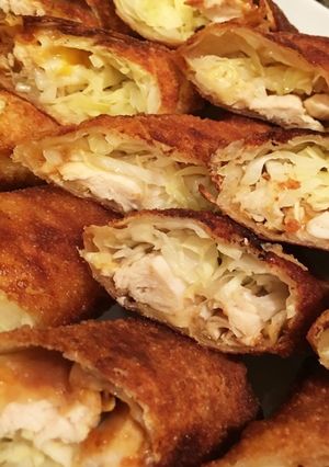 鳥ささみと味噌ダレの春巻き-レシピのメイン写真