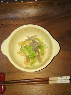 ヘルシー!蒟蒻と白菜の和え物-レシピのメイン写真