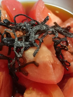 【簡単おつまみ】トマトの和風あえ-レシピのメイン写真