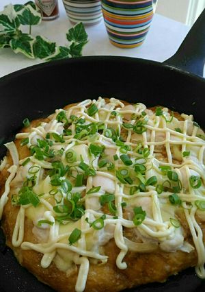 みんな大好き☆マヨソースチキンピザ-レシピのメイン写真