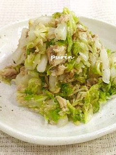白菜消費に!白菜とサバ水煮缶のサラダ-レシピのメイン写真