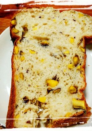 HMゴロゴロもちもちさつまいも簡単食パン-レシピのメイン写真