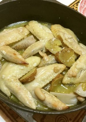 手羽先と豆の塩糀煮込み-レシピのメイン写真