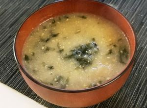 すりおろしレンコンと海苔の味噌汁-レシピのメイン写真