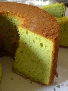 あおきな粉シフォンケーキ-レシピのメイン写真