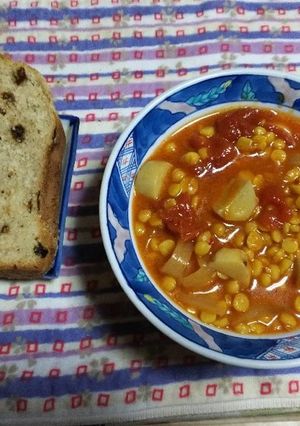 チャナダル豆のトマトカレーシチュー-レシピのメイン写真