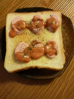 おさかなオーロラトースト-レシピのメイン写真