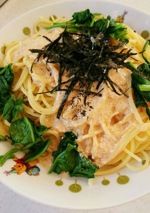 濃厚明太子クリームパスタ-レシピのメイン写真