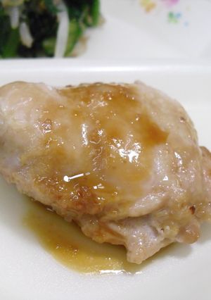 南房総市給食◆鶏肉の梅照り焼き-レシピのメイン写真