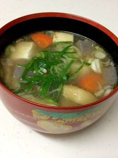 焼き豆腐が美味しい!我が家のけんちん汁-レシピのメイン写真