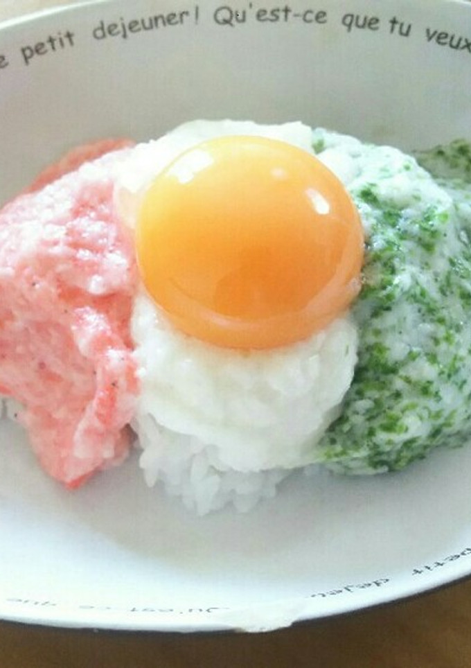 とろろの三色丼-レシピのメイン写真
