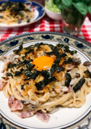 ワンボウルパスタ♪和風カルボナーラ-レシピのメイン写真