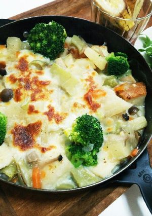 シチューでパンde グラタン(リメイク)-レシピのメイン写真