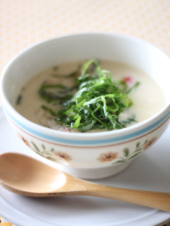 ごはん入り大葉の茶碗蒸し-レシピのメイン写真