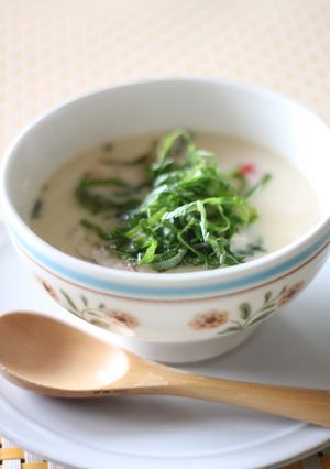 ごはん入り大葉の茶碗蒸し-レシピのメイン写真