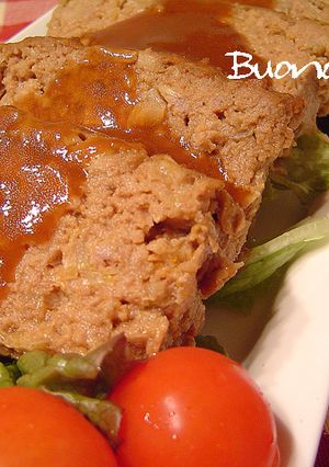 豚挽き肉で作るミートローフ♪-レシピのメイン写真