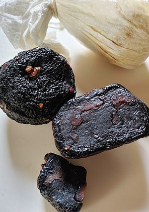寒風あてて　柚餅子を作る-レシピのメイン写真