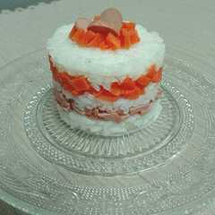 A picture of 犬用ケーキ！ヘルシーケーキ •㉨• ฅ.