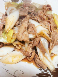 シンプルが勝ち。豚肉とネギ炒め-レシピのメイン写真