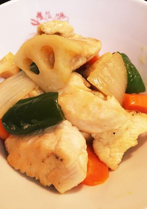 鶏胸肉と野菜のゆずポン酢炒め-レシピのメイン写真