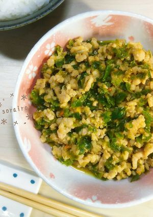 白飯もりもり★ピーマンと挽肉の甘味噌炒め-レシピのメイン写真