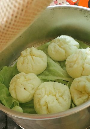 なめこと鶏ひき肉の肉まん-レシピのメイン写真