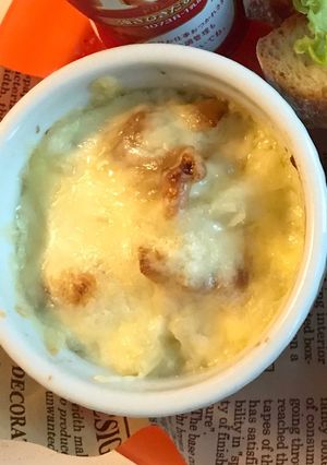 ココット皿で簡単・時短ミニチキングラタン-レシピのメイン写真