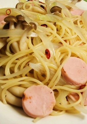 おさかなのソーセージでパスタ☆-レシピのメイン写真