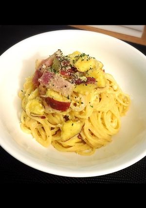 コンソメなし★さつまいものクリームパスタ-レシピのメイン写真